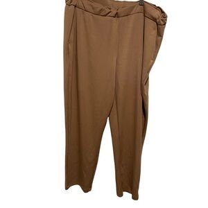 Maison D' Amelie Women's Brown Ankle Dress Pants Size XL
